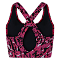 Miniatyrbild 2 av 4: Dare 2B Dam/Kvinnor Wave Zebra Print Sport-BH XS Neon Rosa Neon Pink XS
