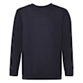 Miniatyrbild 1 av 2: Fruit Of The Loom Barnkläder Unisex Set In Sleeve Sweatshirt 5-6 Deep Navy 5-6