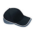 Miniatyrbild 1 av 2: Beechfield Teamwear Competition Cap One Size Svart/Grafit/Vit Black/Graphite/White One Size