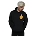 Miniatyrbild 2 av 3: Disney Mens Daisy Duck Faux Pocket Hoodie M Black Black M