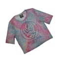 Miniatyrbild 2 av 2: Grateful Dead Dam/Kvinnor Koncentriska Döskallar Crop Top XS Ljus Light Blue XS