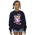 Miniatyrbild 2 av 3: Disney Girls Lilo & Stitch Angel Fa La La Sweatshirt 3-4 år Navy Blue 3-4 Years