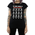 Miniatyrbild 3 av 5: Fredag den 13:e Dam/Dam The Many Moods Of Jason Voorhees Bomull Black XL