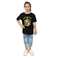 Miniatyrbild 4 av 5: Harry Potter T-shirt i bomull för flickor, Hufflepuff, 7-8 år, svart Black 7-8 Years