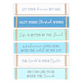 Miniatyrbild 1 av 3: Something Different Nautical Plaque (6-pack) One Size Blå/Vit Blue/White One Size