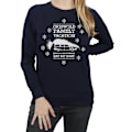 Miniatyrbild 4 av 6: National Lampoon's Julfest Dam/Damer Ät Mitt Damm Navy Blue XXL