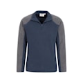 Miniatyrbild 3 av 5: Mountain Warehouse Ashbourne II Halvzip Fleece Top M Mörk Dark Blue M