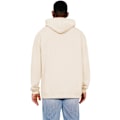 Miniatyrbild 2 av 3: Casual Classics Herr Ringspun Bomull Hög Överdimensionerad Hoodie L Ecru Ecru L