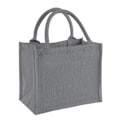 Miniatyrbild 2 av 2: Westford Mill Mini Jute Presentpåse One Size Graphite Grey Graphite Grey One Size