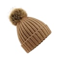 Miniatyrbild 1 av 2: Beechfield Unisex Cuffed Design Vintermössa One Size Biscuit Beige Biscuit Beige One Size