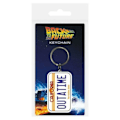 Miniatyrbild 2 av 2: Back To The Future Licensskylt Gummi Nyckelring One Size Vit White One Size