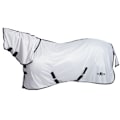Miniatyrbild 1 av 2: Saxon Mesh Combo Neck Turnout Rug 4ft Vit/Marinblå White/Navy 4ft