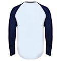 Miniatyrbild 2 av 2: Skinnifit Herr Raglan Långärmad Baseball T-Shirt XS Vit / O White / Oxford Navy XS