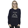 Miniatyrbild 2 av 3: Game Of Thrones: House Of The Dragon Damkläder/Dam Tron Text Navy Blue XL