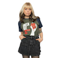 Miniatyrbild 4 av 4: Green Day Unisex American Idiot Raglan T-shirt XXL Khaki Khaki Green/Navy Blue XXL