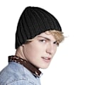 Miniatyrbild 2 av 2: Beechfield Unisex Chunky Ribbed Vintermössa En storlek Svart Black One size