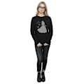 Miniatyrbild 4 av 5: Disney Princess Dam/Damer Belle Jul Silhouette Sweatshirt Black S