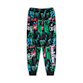 Miniatyrbild 3 av 5: Minecraft Pojkar Creeper Lång Pyjamas Set (2-pack) 9-10 År B Blue/Black/Green 9-10 Years