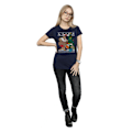 Miniatyrbild 4 av 5: The Flintstones Dam/Damer Jul Fair Isle Bomull T-Shir Navy Blue M