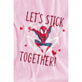 Miniatyrbild 3 av 4: Spider-Man Barn/Kids Kärlek Alla Hjärtans Dag T-shirt Pink 9-10 Years