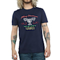 Miniatyrbild 3 av 5: National Lampoon's Christmas Vacation Herr Moose Head T-shirt X Navy Blue XXL