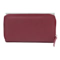 Miniatyrbild 2 av 4: Eastern Counties Leather Dam/Damer Ferne Färgblock Läder Cranberry/Cloudy One Size