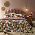 Miniatyrbild 1 av 3: Furn Asterea Blommigt Påslakanset Enkelsäng Flerfärgad Multicoloured Single