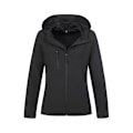 Miniatyrbild 1 av 3: Stedman Womens/Ladies Active Softest Shell Hooded Jacket M Blac Black Opal M