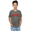 Miniatyrbild 2 av 5: AC/DC Pojkar Mörk Röd Logo T-Shirt 7-8 År Kolgrå Charcoal 7-8 Years