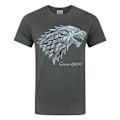 Miniatyrbild 1 av 2: Game Of Thrones Herr Stark Direwolf T-shirt S Charcoal Charcoal S