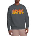Miniatyrbild 5 av 5: AC/DC Unisex Vuxen Logotyp Sweatshirt XL Kolgrå Charcoal XL