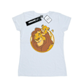 Miniatyrbild 1 av 3: Disney Dam/Dam The Lion King Mufasa Och Simba Bomull T-Sh White L