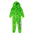 Miniatyrbild 1 av 5: Minecraft Pojkars Creeper Pixel Bodysuit 7-8 År Grön Green 7-8 Years