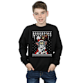 Miniatyrbild 2 av 5: Tom And Jerry Pojkar Jul Fair Isle Sweatshirt 7-8 År Bla Black 7-8 Years