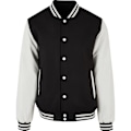Miniatyrbild 1 av 3: Bygg ditt varumärke Herr Old School College Varsity Jacka 3XL Svart/Vit Black/White 3XL
