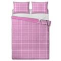 Miniatyrbild 3 av 4: Clueless Ugh As If! Icon Påslakan Set Singel Rosa/Vit Pink/White Single
