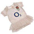 Miniatyrbild 2 av 2: England RFU Baby 2023-2024 Dubbel Volang Tutu 9-12 Månader Vit/ White/Red 9-12 Months