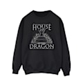 Miniatyrbild 1 av 3: Game Of Thrones: House Of The Dragon Herr Sweatshirt med text om tronen Black S