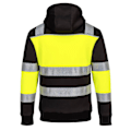 Miniatyrbild 2 av 2: Portwest PW3 Vinterhoodie med dragkedja Klass 1, Herr, XXL, Gul/Svart Yellow/Black XXL