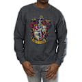 Miniatyrbild 3 av 5: Harry Potter Gryffindor Sweatshirt för män, L, mörkgrå Dark Heather L
