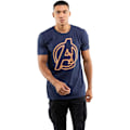 Miniatyrbild 4 av 4: Avengers Herr Neon Logotyp T-shirt Stor Marinblå/Orange Navy/Orange L