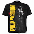 Miniatyrbild 1 av 2: Spiral Direct Unisex Adult Dance Pulp Fiction T-shirt 4XL Svart Black 4XL