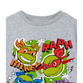 Miniatyrbild 2 av 3: Teenage Mutant Ninja Turtles Barn/Barn Ansikten T-shirt 7-8 år Grey Marl 7-8 Years