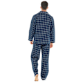 Miniatyrbild 2 av 3: Walter Grange Herr Traditionell Tryckt Pyjamas Set L Blå Blue L