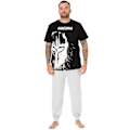 Miniatyrbild 1 av 6: Star Wars: The Mandalorian Herr Splattered Pyjamas Set M Svart/Vit Black/White/Grey M