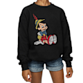 Miniatyrbild 3 av 5: Disney Girls Pinocchio Classic Pinocchio Sweatshirt 7-8 år B Black 7-8 Years