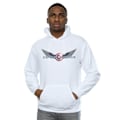 Miniatyrbild 2 av 3: Marvel Herr Falcon And The Winter Soldier Captain America Logo White XXL