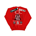 Miniatyrbild 1 av 3: Star Wars Herr Jul Vader Huvud Fair Isle Tröja 4XL Röd Red 4XL