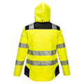 Miniatyrbild 2 av 2: Portwest Dam/Damer PW3 Hi-Vis Jacka XS Gul/Svart Yellow/Black XS