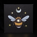 Miniatyrbild 1 av 5: Something Different Forest Bee Light Up Canvas One Size Svart/Gul Black/Yellow One Size